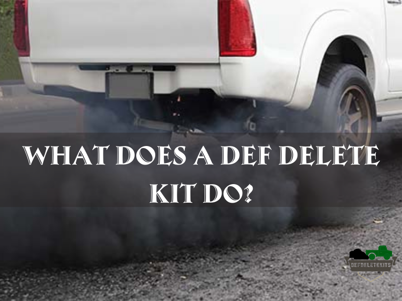 What does a DEF delete kit do?