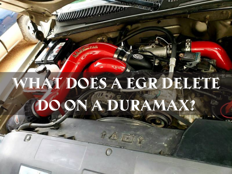 WHAT DOES AN EGR DELETE DO ON A DURAMAX?