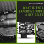 What is the less expensive route to do a DEF delete?